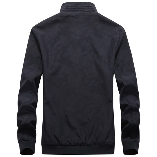 Herren Leichter Urbaner Windbreaker-Blouson mit Mesh-Innenfutter, Stick-Patches und Reißverschlusstaschen Shop Nory
