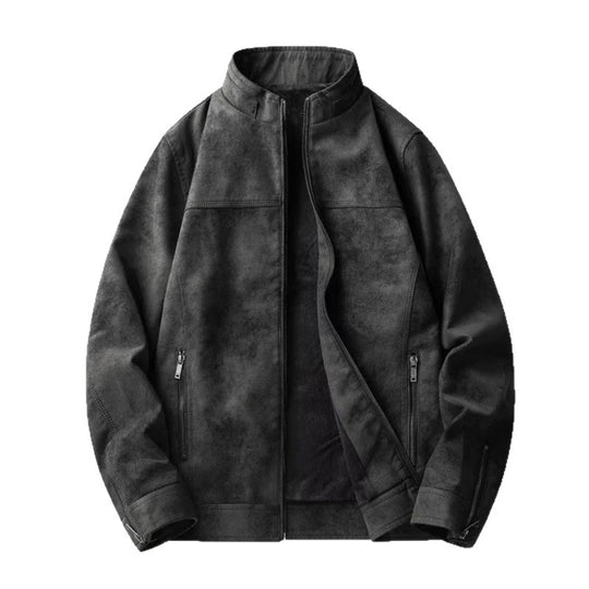 Herren Modische und Bequeme Suede Jacke