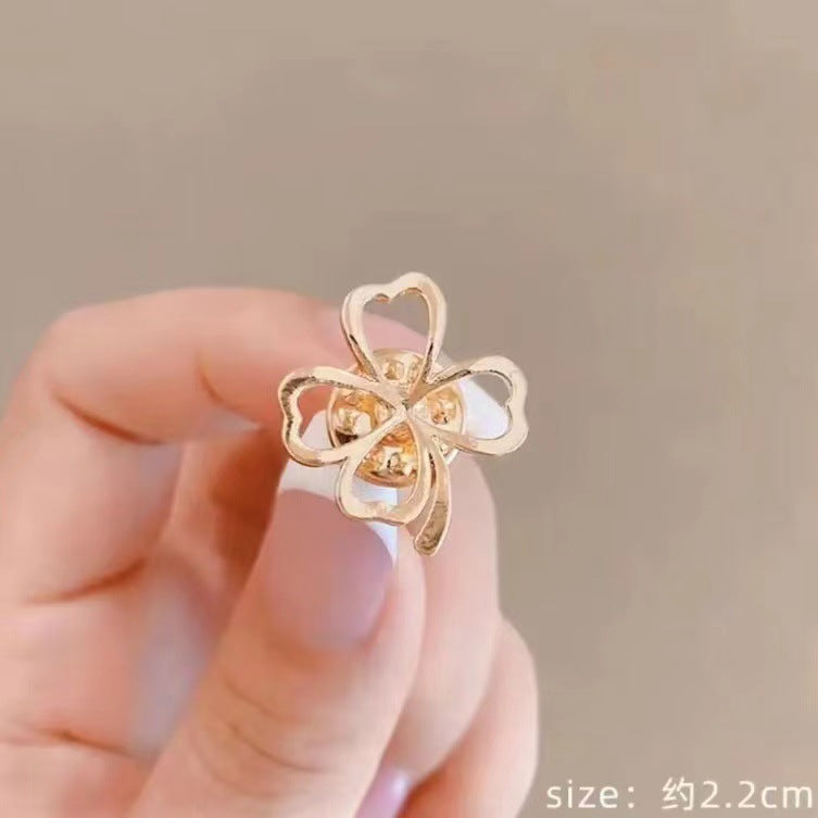 Glitzernder Ohrstecker-Bogen mit Zirkonia-Besatz
