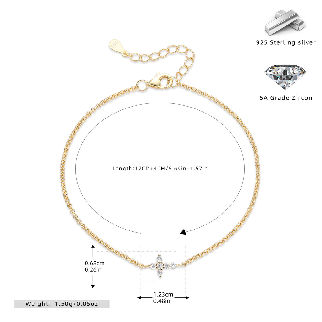 Damen Zarte Armbanduhr aus 925 Sterling Silber mit Funken von Zirkon Shop Nory