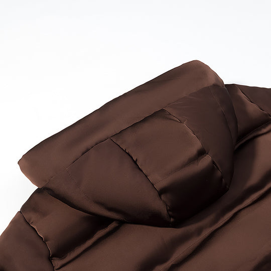 Damen Wärmende Kurz-Steppjacke mit Oversize-Kragen und 2‑Wege‑Reißverschluss Shop Nory