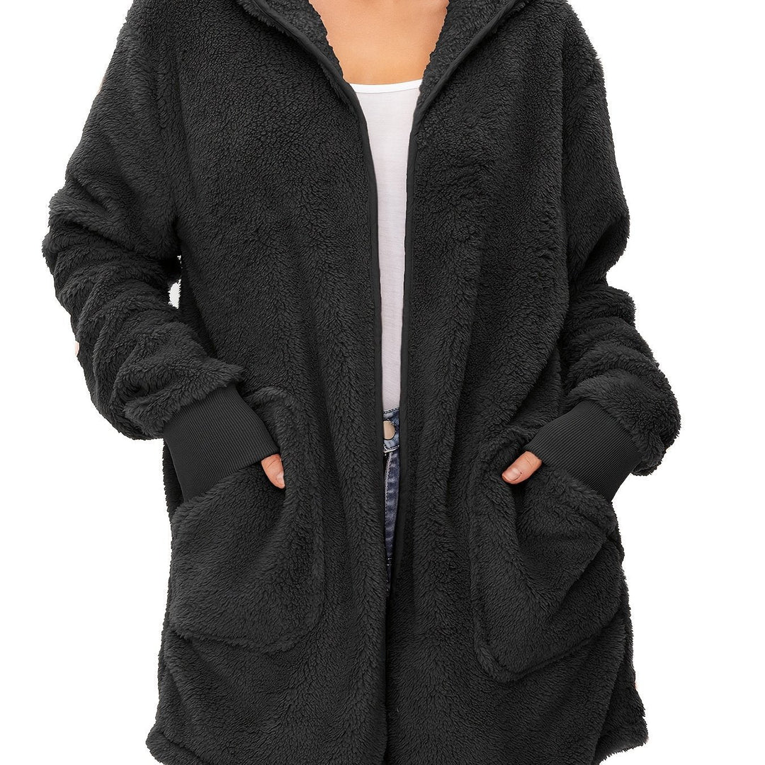 Damen weicher Fleece-Mantels