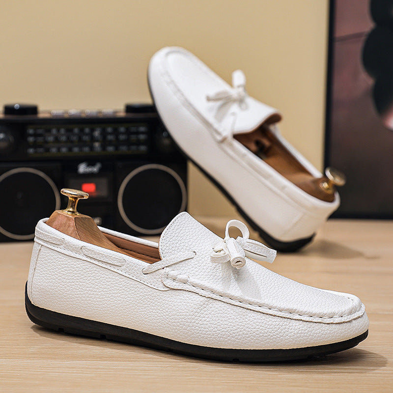 Herren Elegante Mokassins mit modischem Schnürdetail Shop Nory