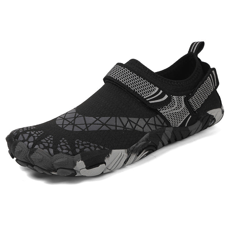Damen Multifunktionale Aqua-Badeschuhe mit rutschfester Sohle und elastischem Klettverschluss Shopnory
