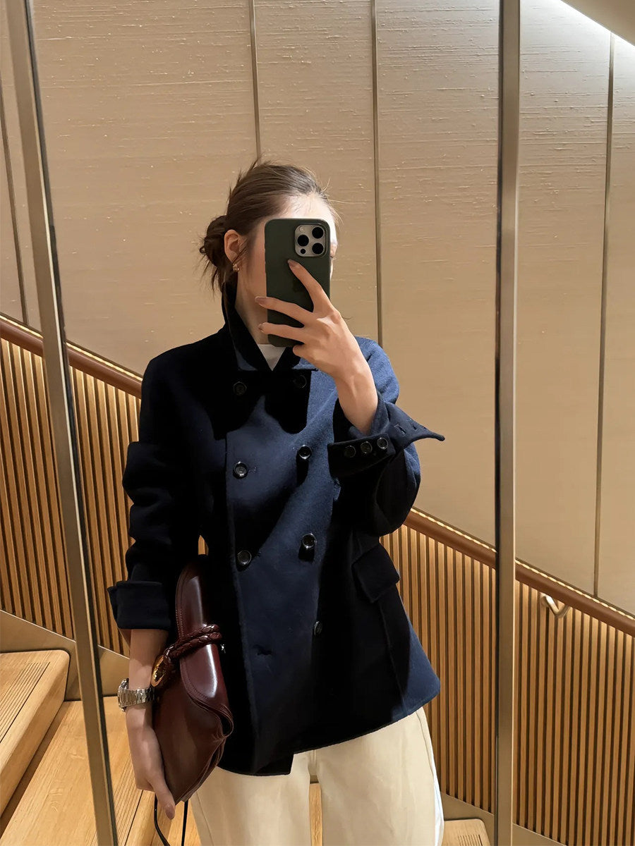Damen Modischer Doppeltbreasted Blazer Shop Nory