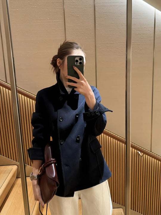 Damen Modischer Doppeltbreasted Blazer Shop Nory