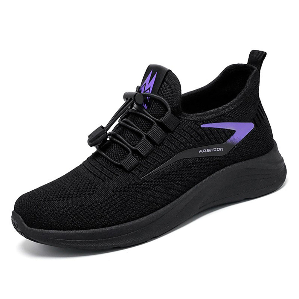 Damen nan leichte Strick-Sneaker mit Schnellverschluss, atmungsaktiver Sockenkonstruktion und stoßdämpfender EVA-Sohle Shop Nory