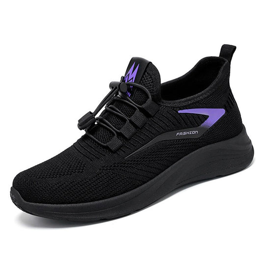 Damen nan leichte Strick-Sneaker mit Schnellverschluss, atmungsaktiver Sockenkonstruktion und stoßdämpfender EVA-Sohle Shop Nory