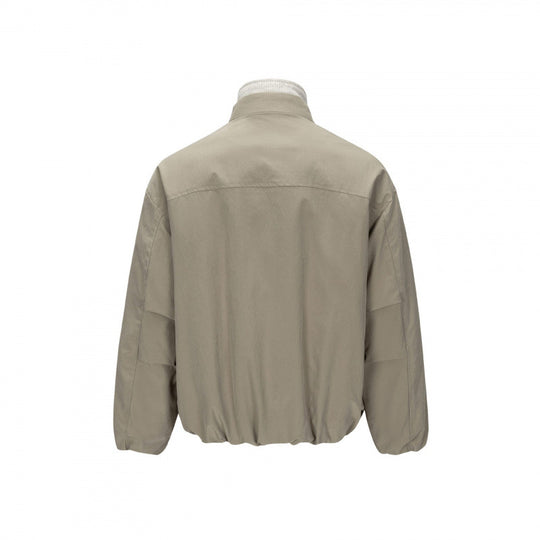 Herren Ultraleichte Tech-Blousonjacke mit Raglanärmeln, Stehkragen und Reißverschlusstaschen Shop Nory