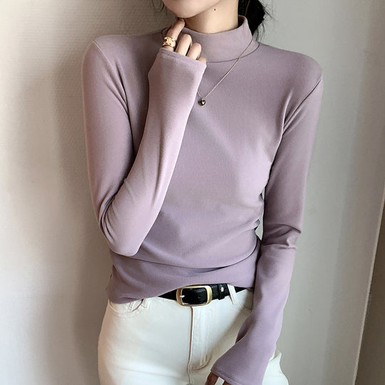 Damen Langarm-Rollkragenoberteil Shop Nory 1787620340