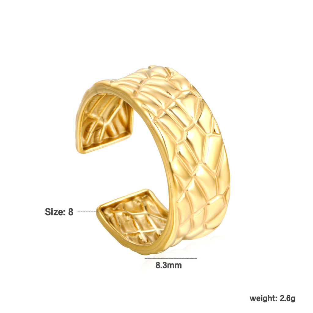 Damen Zierlicher Ring im Pflanzenmotiv Shop Nory