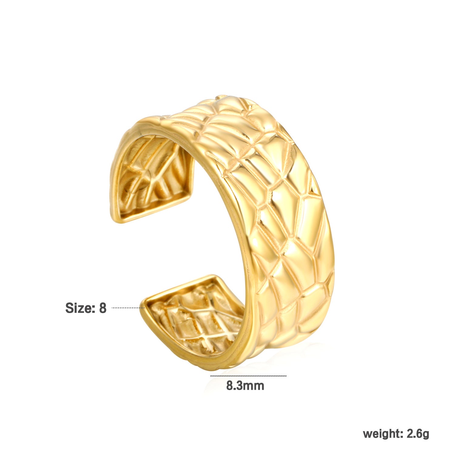 Damen Zierlicher Ring im Pflanzenmotiv Shop Nory