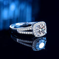 Damen Eleganter Verlobungsring mit funkelndem Zirkon Shop Nory