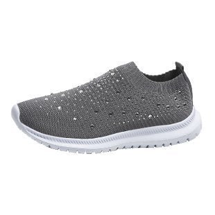 Damen Elastischer Sock-Sneaker mit Strass‑Nieten, atmungsaktivem Strickschaft und dämpfender Komfortsohle Shop Nory