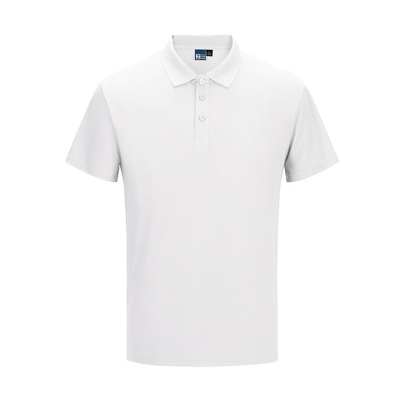 Herren nan pflegeleichtes Kurzarm-Polo aus Baumwollmischung mit Piqué-Struktur und drei Knöpfen Shopnory