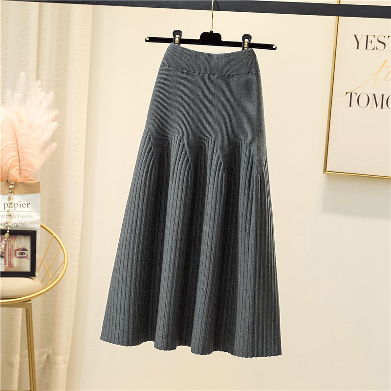 Damen Eleganter Plissee-Maxiröck mit voluminösem Saum Shop Nory