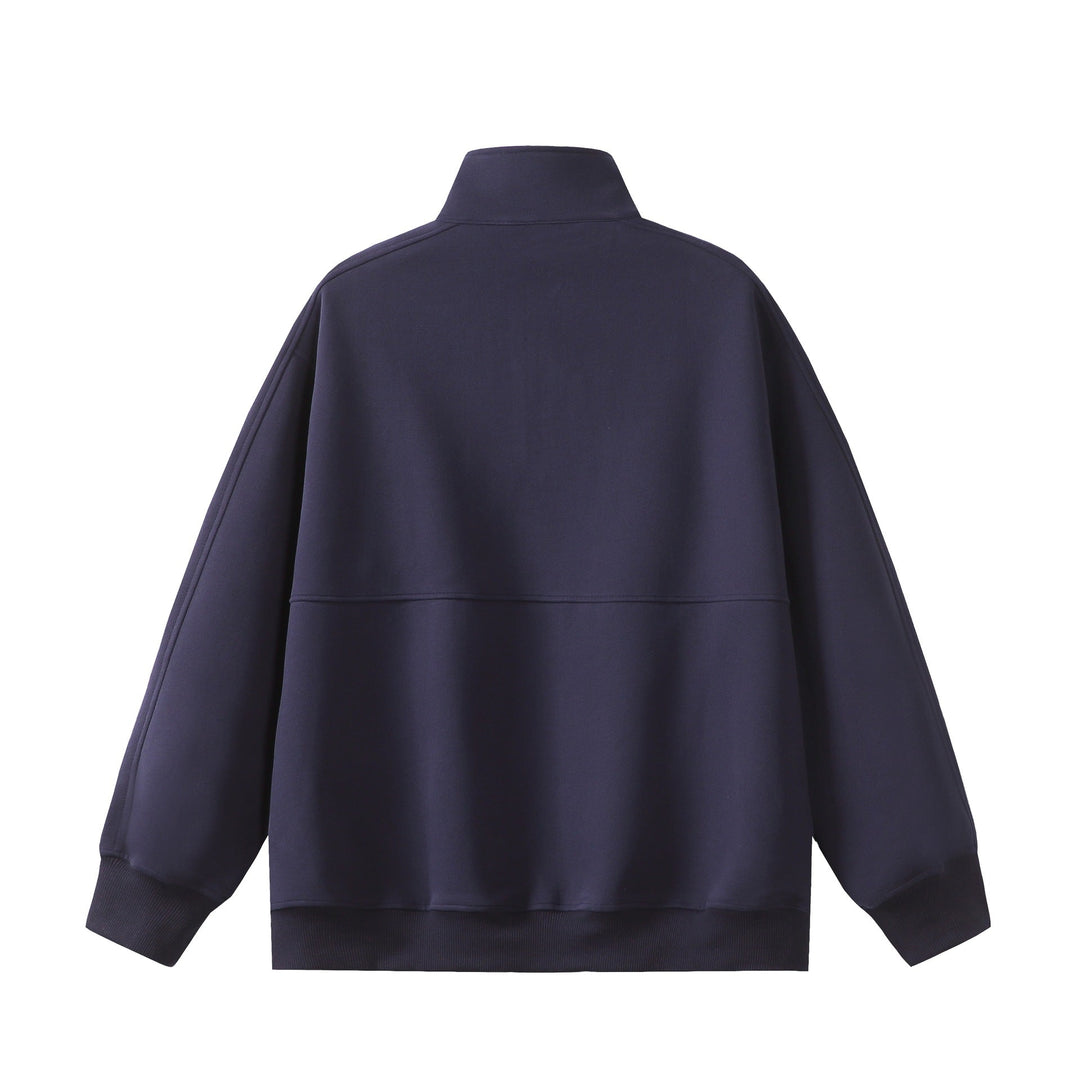 Herren Halbzip-Sweatshirt mit Stehkragen, Kängurutasche und Relaxed-Schnitt Shop Nory