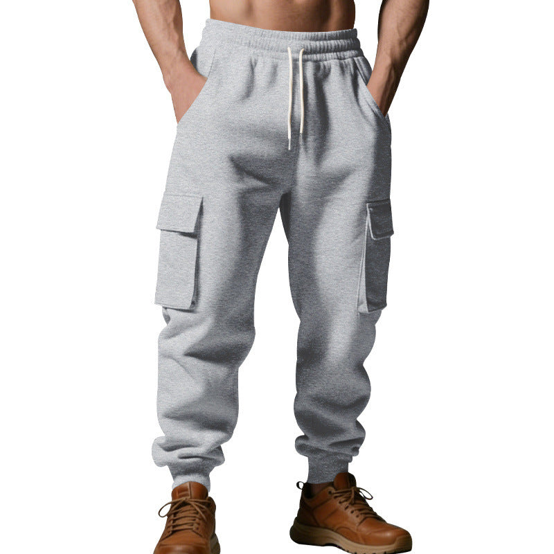 Herren Utility-Jogger mit Cargo-Taschen, Kordelzug und gerippten Bündchen Shop Nory
