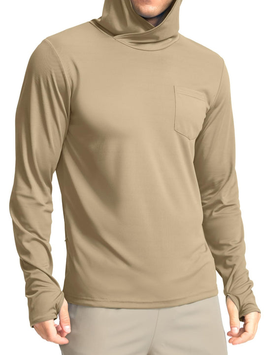 Herren Funktionsshirt mit Kapuze und Taschen