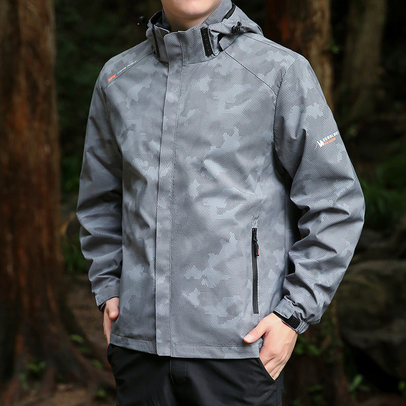 Herren wetterfeste Outdoor-Jacke Shop Nory