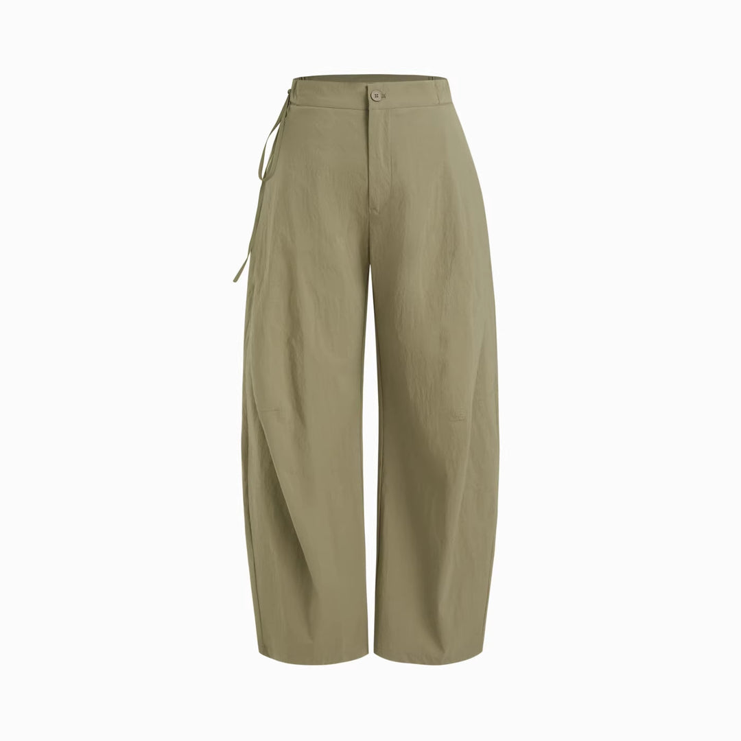 Damen Bequeme Weite Stoffhose Shop Nory