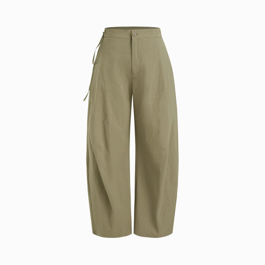 Damen Bequeme Weite Stoffhose Shop Nory