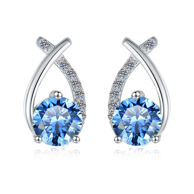 Damen Ohrringe mit funkelndem Kristall und elegantem Design Shop Nory