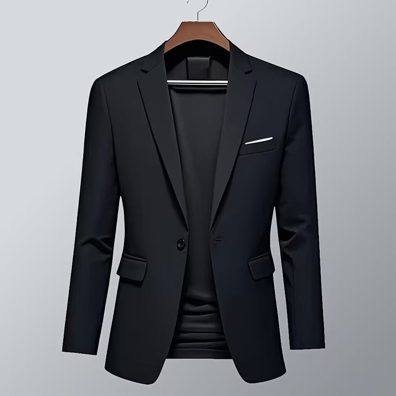 Herren taillierter Business-Sakko mit Stretchkomfort und modernem Revers Shop Nory