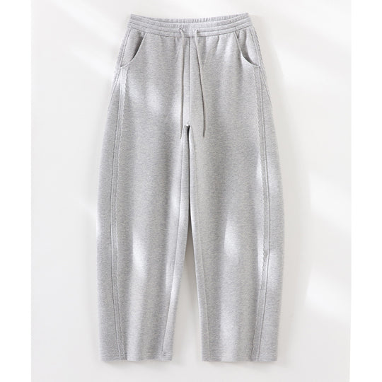 Damen Weiche High‑Waist Jogginghose aus Teddyfleece mit weitem Bein und Kordelzug Shop Nory