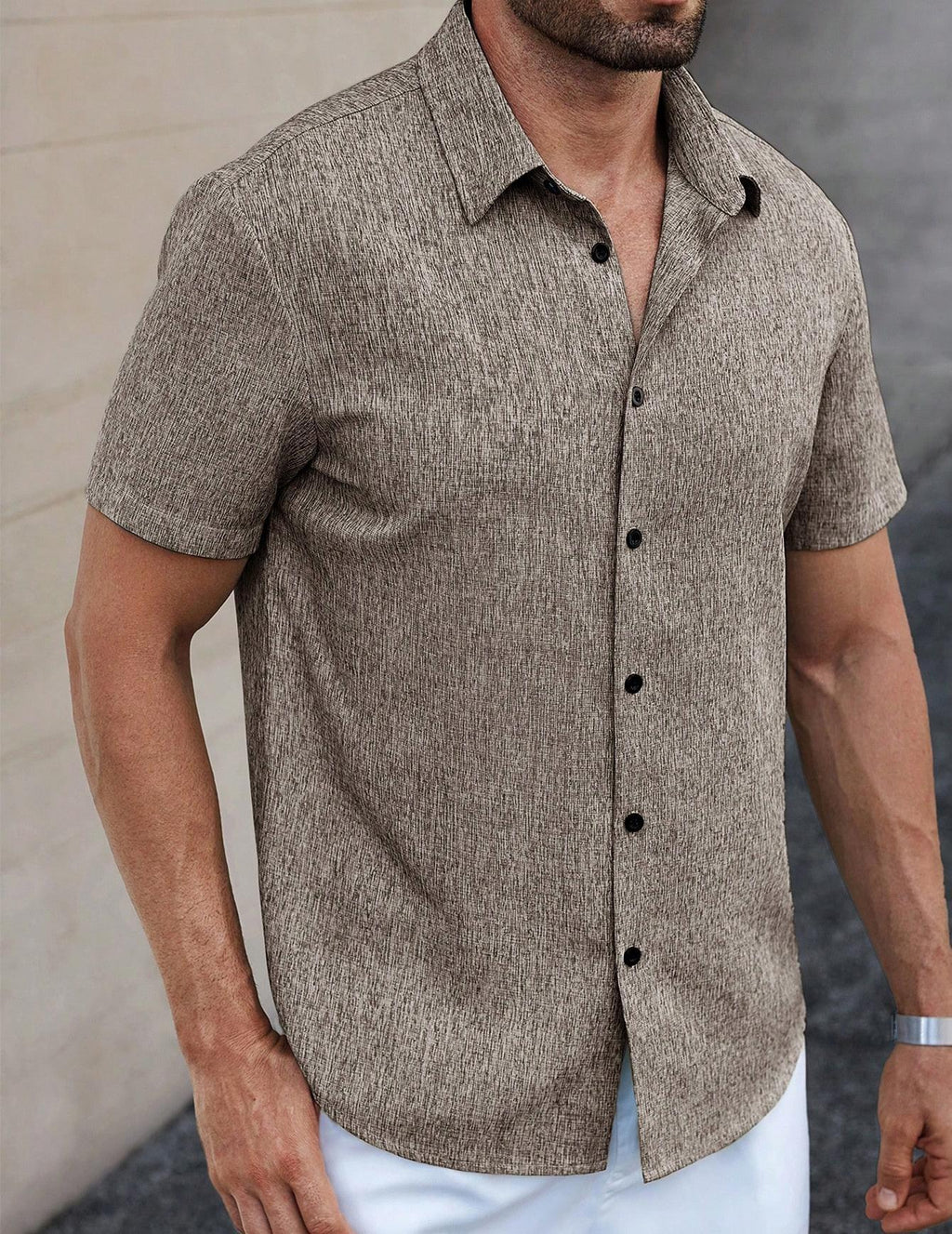 Herren Kurzarmhemd