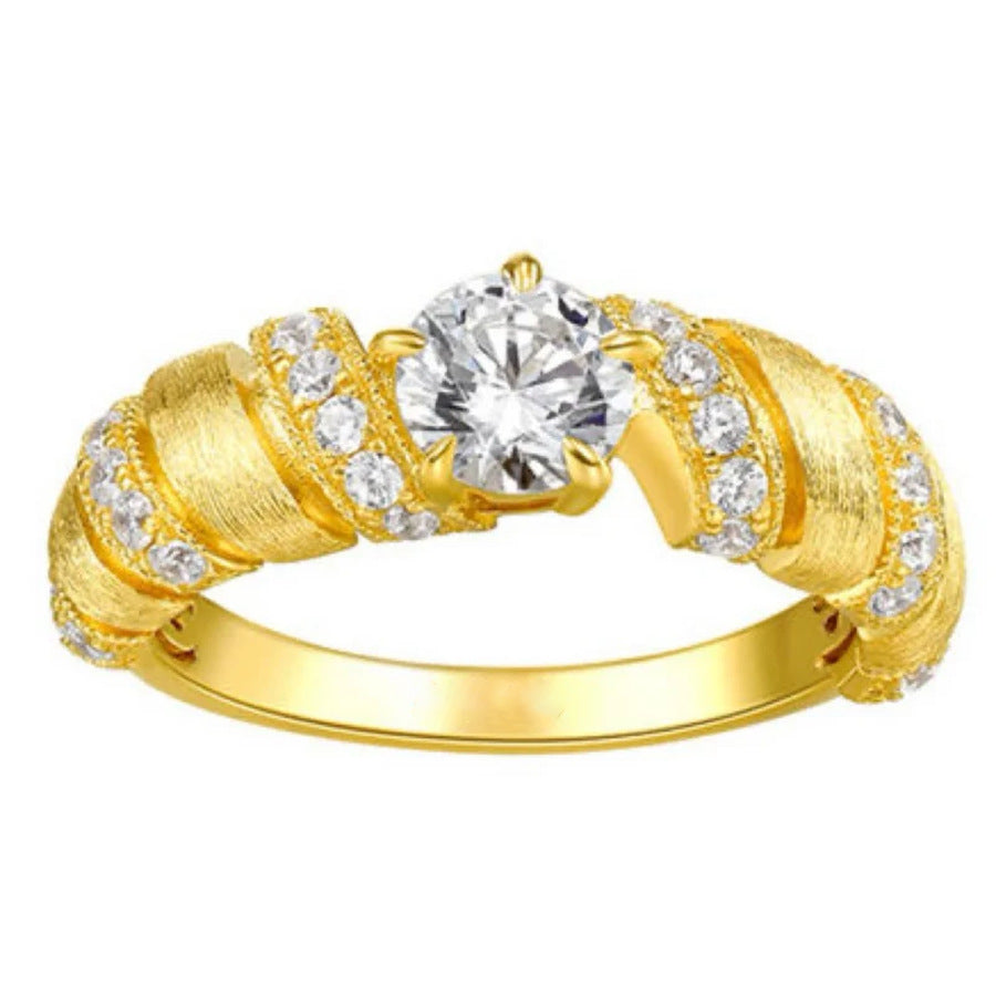 Damen eleganter und funkelnder Ring mit Zirkonia Shop Nory