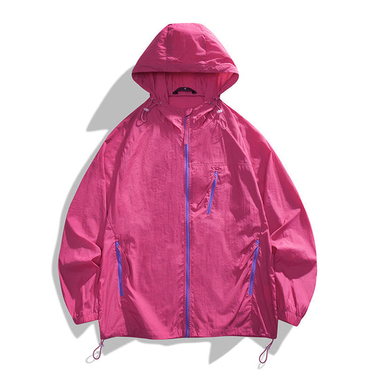 Herren leichtgewichtige Windjacke mit praktischen Taschen und atmungsaktiven Eigenschaften