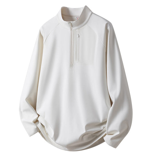 Herren Sport Fleece Pullover mit Reißverschluss Shop Nory