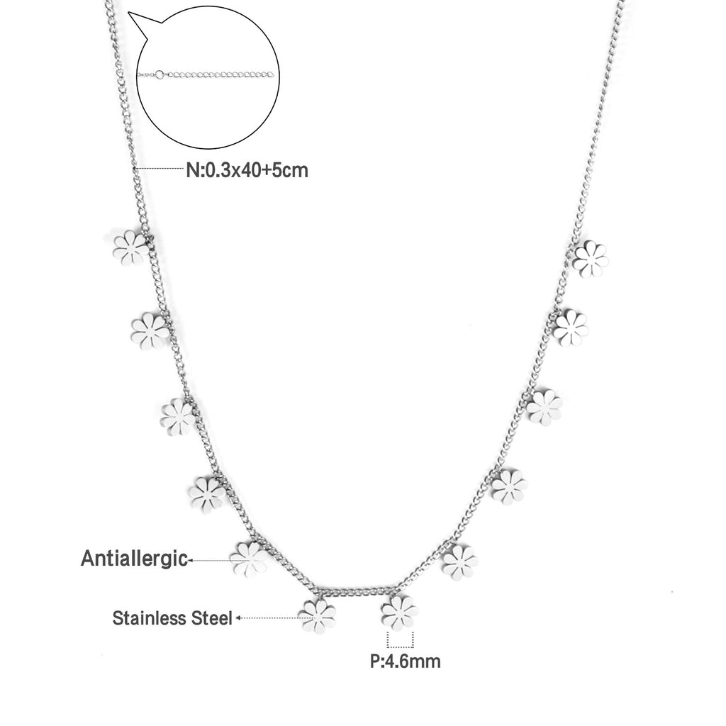 Damen elegante Goldplattierte Halskette mit geometrischen Anhängern Shop Nory