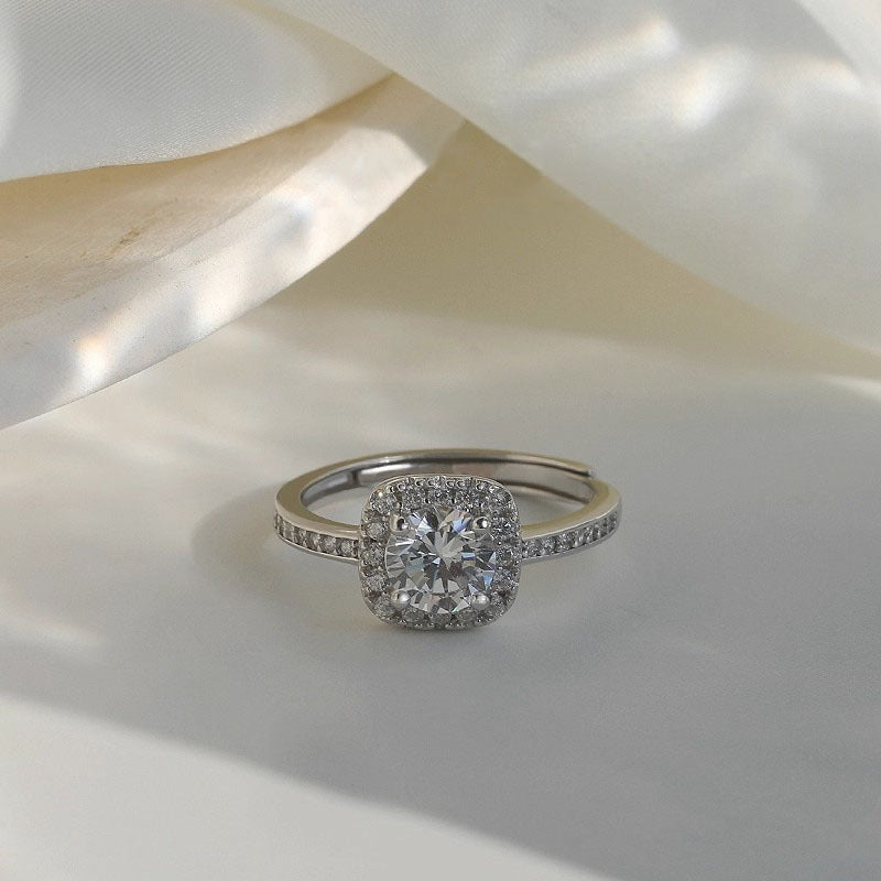 Damen Verlobungsring mit funkelndem Zirkonia und edelstem Design Shop Nory