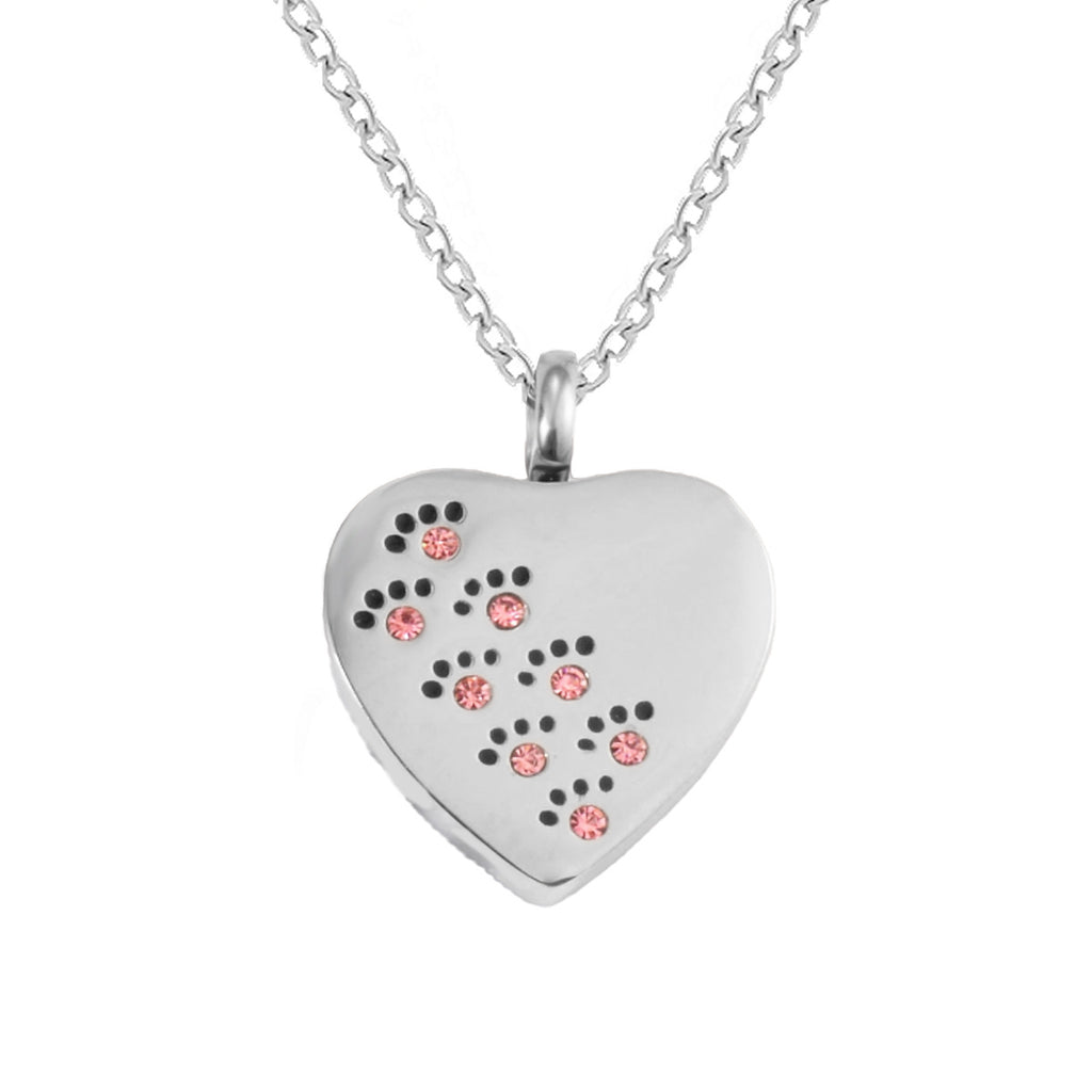 Damen Herzanhänger mit gravierter Botschaft und feiner Edelstahlkette Shop Nory
