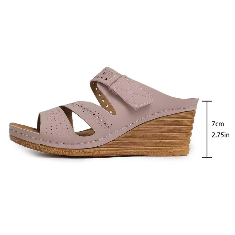 Damen bequeme Wedge Sandalen