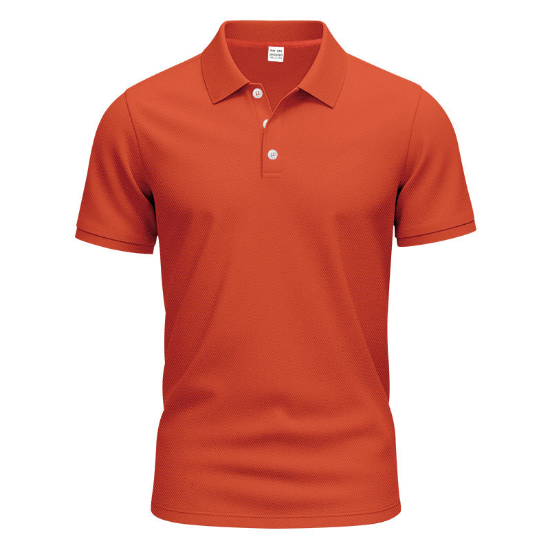 Herren nan atmungsaktives Piqué Poloshirt Kurzarm mit Knopfleiste Shopnory