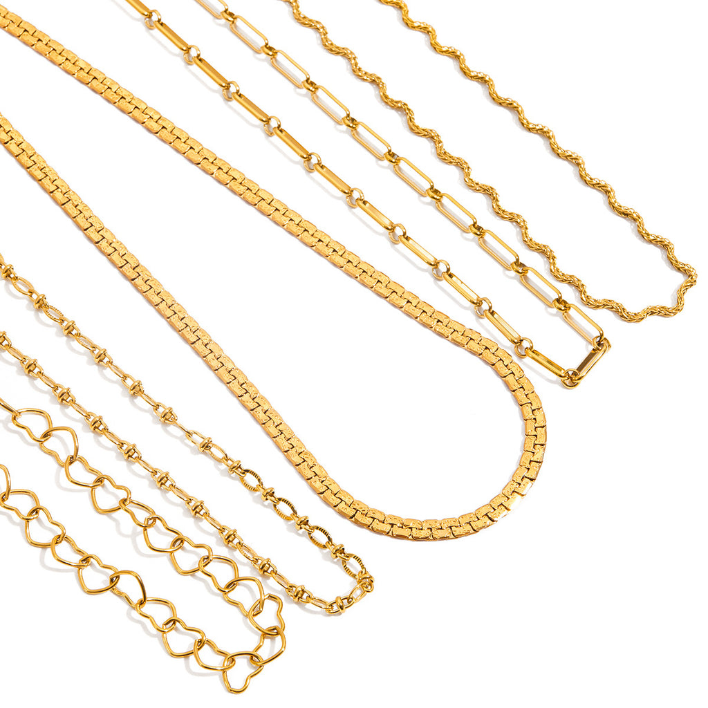 Damen Edelstahl Halskette mit wasserfestem und hypoallergenem Design Shop Nory