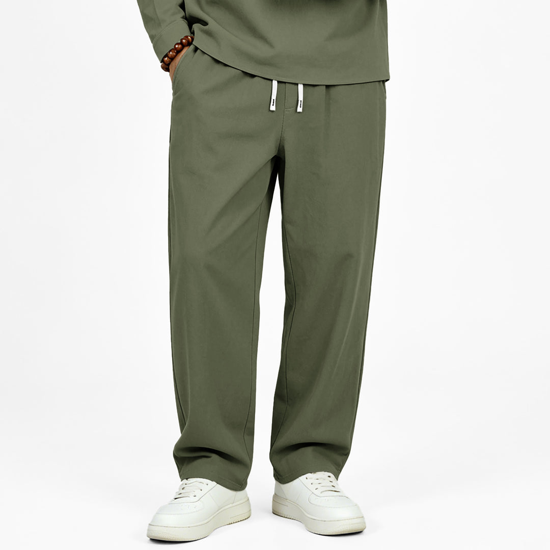 Herren Lässige Jogginghose mit Tunnelzug und geradem Schnitt Shop Nory