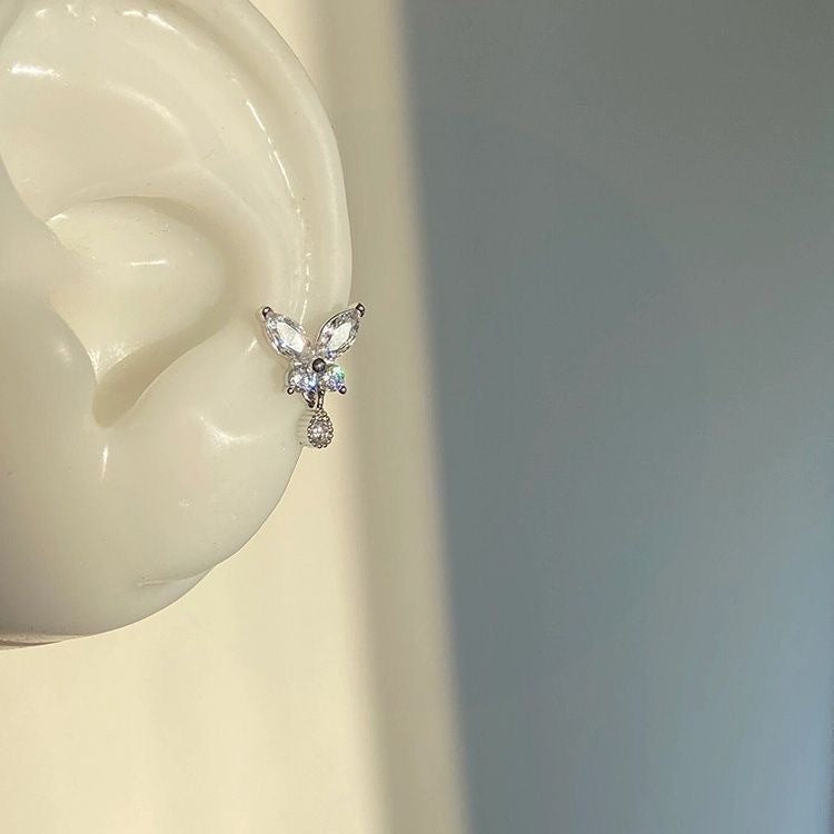 Damen Funkelnde Ohrstecker im Hasenmotiv Shop Nory