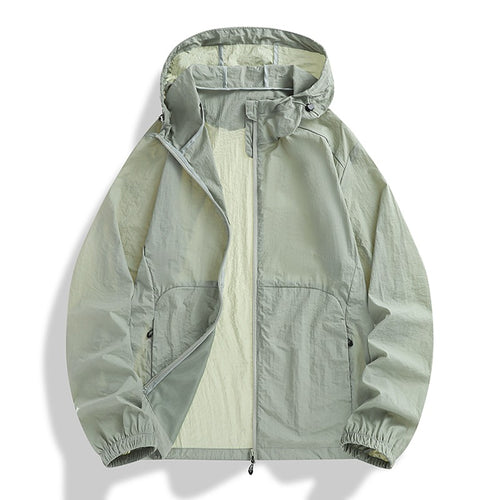 Herren Leichte Outdoorjacke mit verstellbarer Kapuze Shop Nory