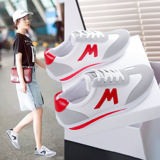 Damen Leichte Retro-Running Sneaker mit gepolsterter Komfortsohle und seitlichem Logo Shop Nory