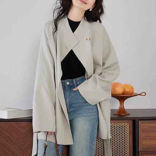 Damen Weit geschnittene Jacke mit modernen Details Shop Nory