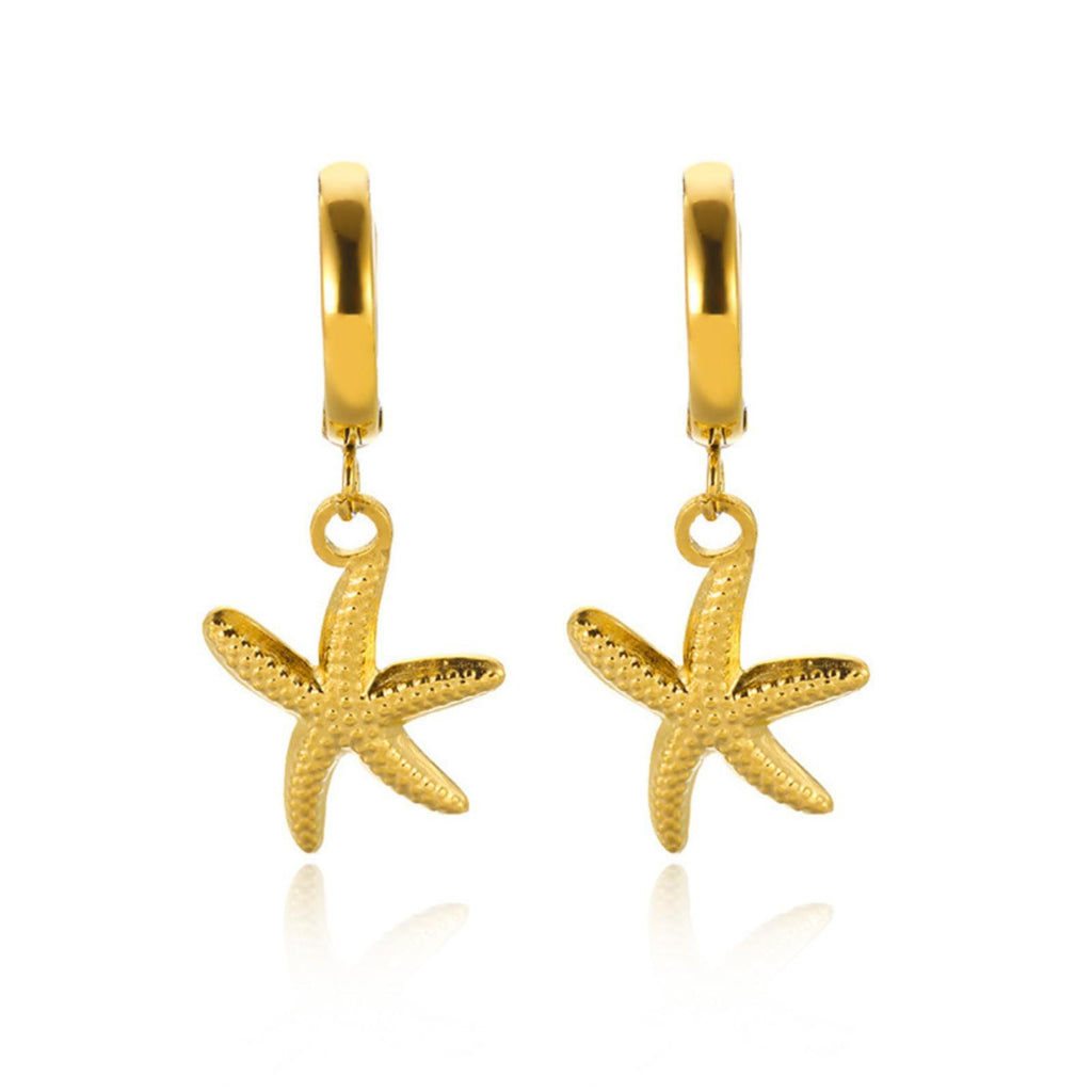 Damen Ohrhänger mit maritimen Sternen-Design und eleganter Perlenverzierung Shop Nory