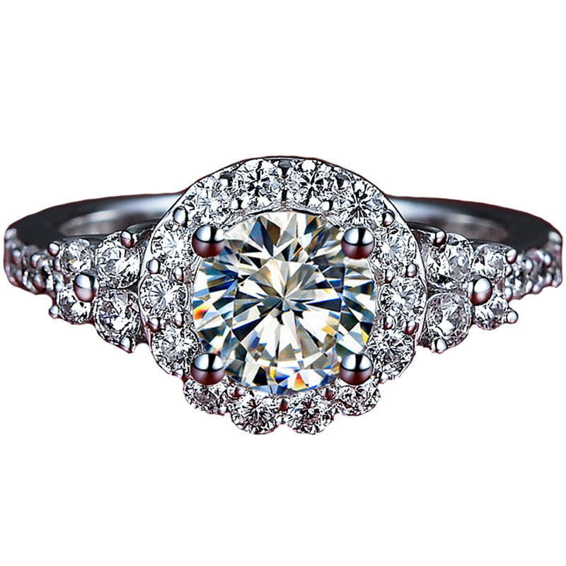 Damen Funkelnder Statement-Ring mit opulentem Zirkonia-Besatz Shop Nory