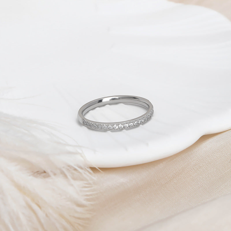 Damen eleganter Ring mit Kristallverzierungen Shop Nory