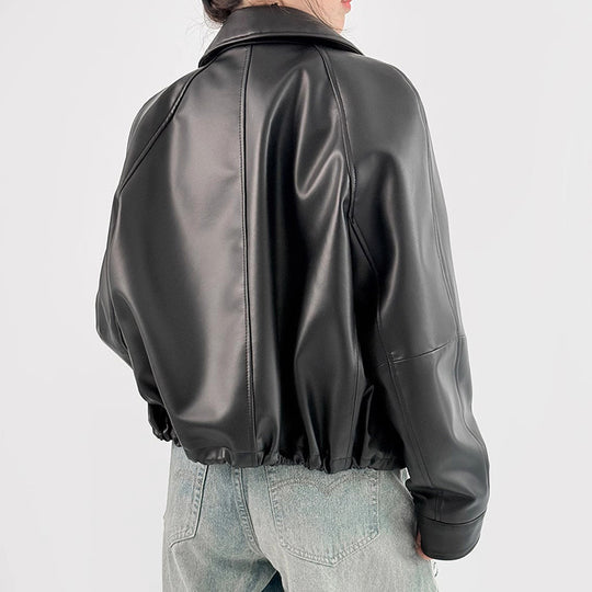 Damen Urbaner Stil Lederjacke Shop Nory