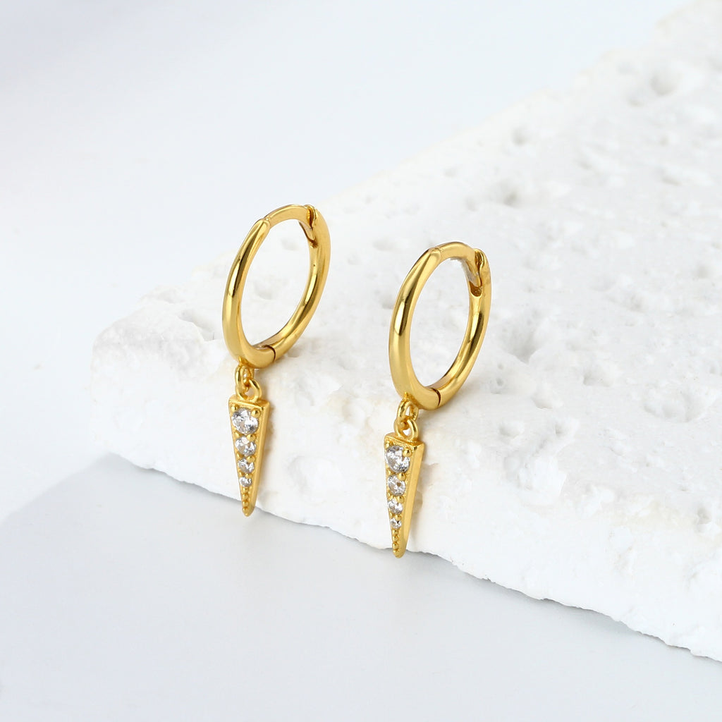 Damen Ohrhänger mit funkelnden Strassdetails Shop Nory