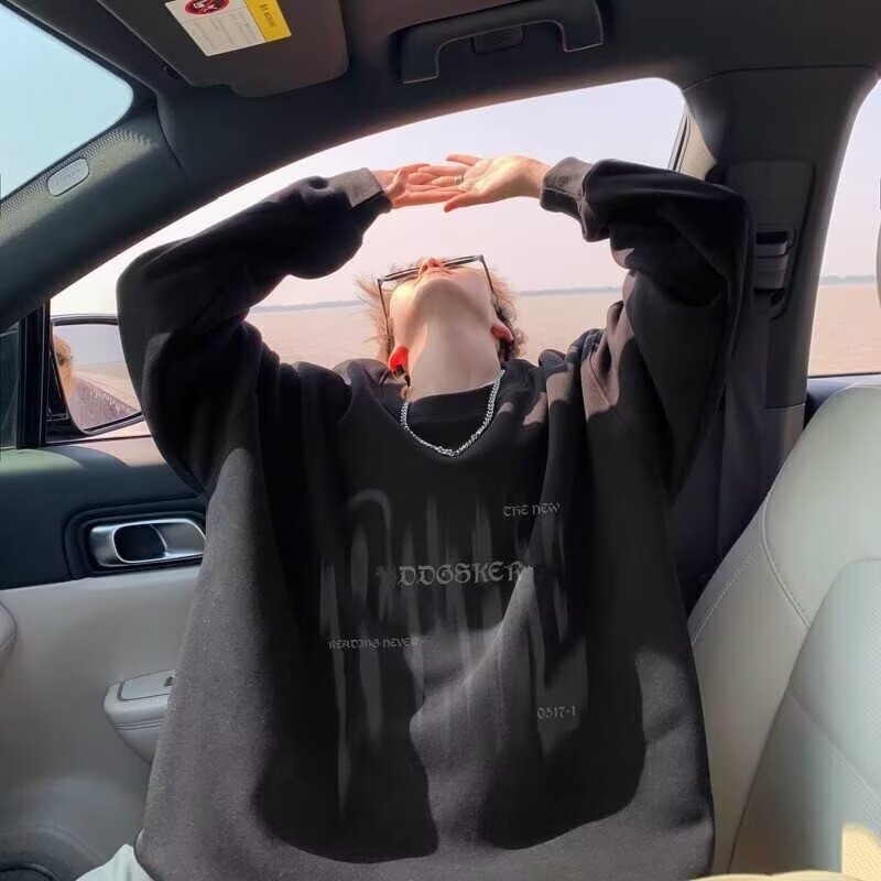 Unisex Oversized Sweatshirt mit grafischem Druck Shop Nory